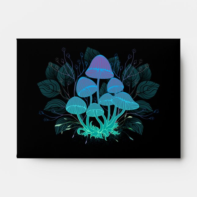 Toadstools in Bushes Envelope (Front)