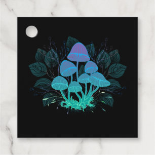Toadstools in Bushes Favour Tags