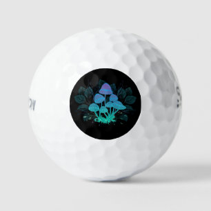 Toadstools in Bushes Golf Balls