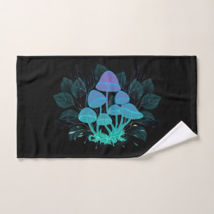 Toadstools in Bushes Hand Towel