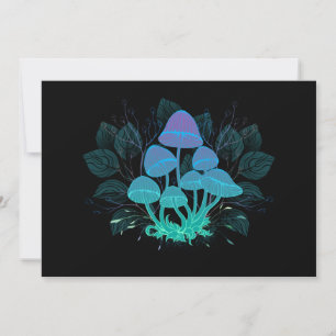 Toadstools in Bushes Invitation