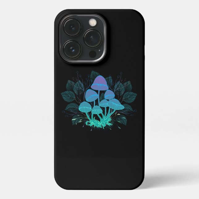 Toadstools in Bushes iPhone Case (Back)