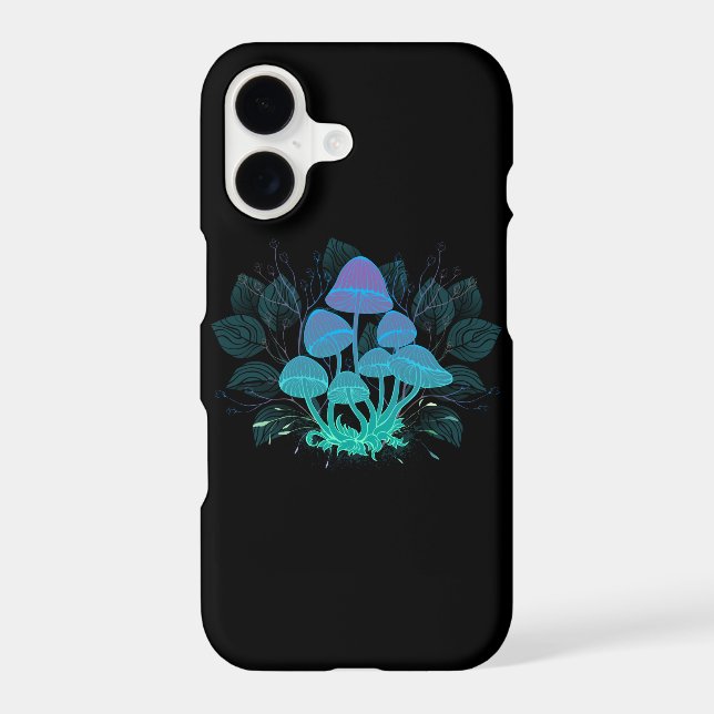 Toadstools in Bushes iPhone Case (Back)