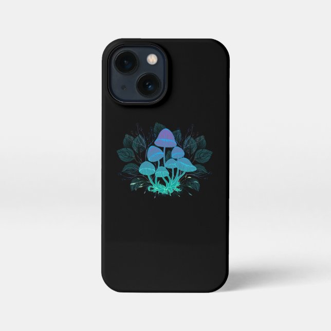 Toadstools in Bushes iPhone Case (Back)