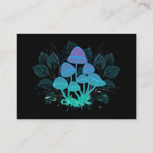 Toadstools in Bushes Loyalty Card