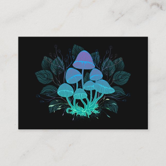 Toadstools in Bushes Loyalty Card (Front)