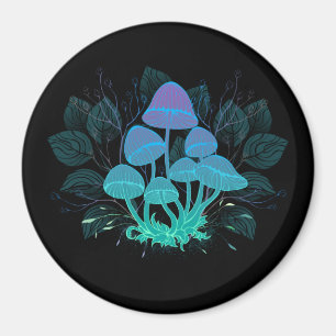 Toadstools in Bushes Magnet