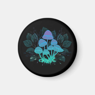 Toadstools in Bushes Magnet