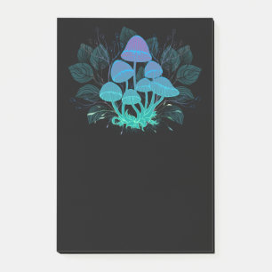 Toadstools in Bushes Post-it Notes