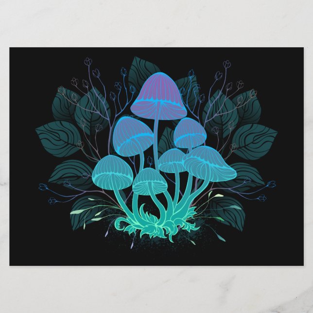 Toadstools in Bushes Programme (Front)