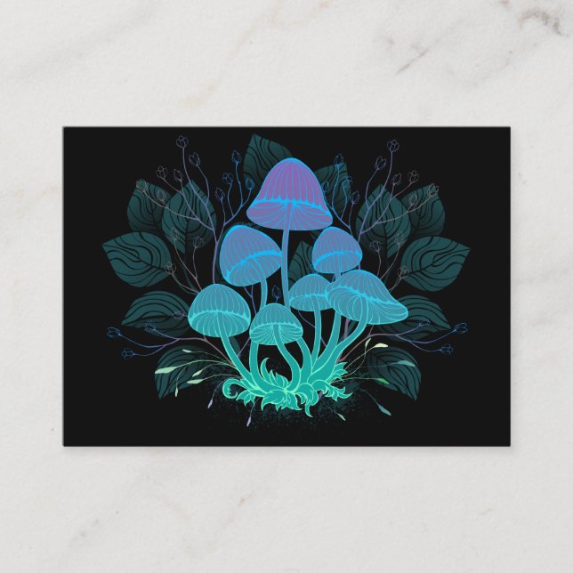 Toadstools in Bushes Referral Card (Front)