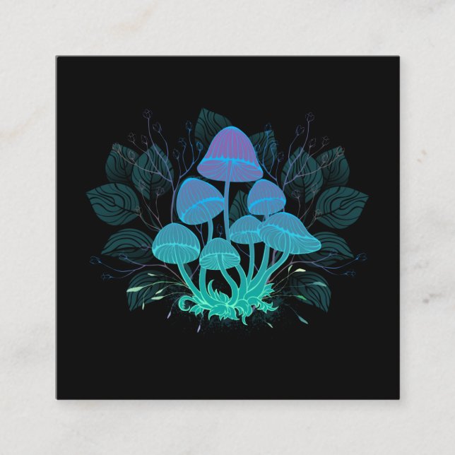 Toadstools in Bushes Referral Card (Front)