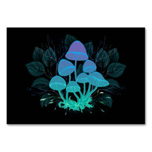 Toadstools in Bushes Table Number