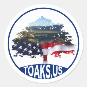 TOaks.us - a forum for us by us - logo sticker