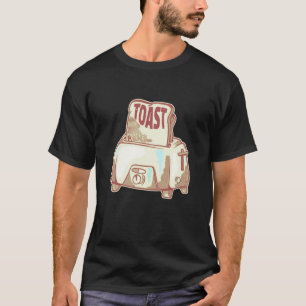 Toast and Toaster Illustration T-Shirt