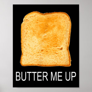 Toast Bread Funny Halloween Costume Poster