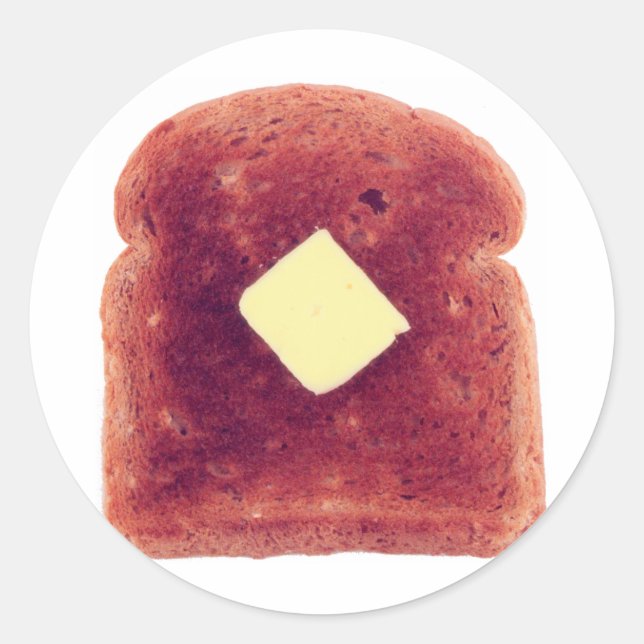 Toast! Classic Round Sticker (Front)