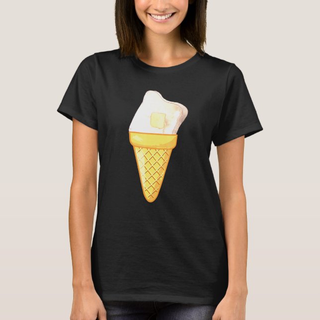 Toast Ice Cream - Breakfast And Ice Cream Collecti T-Shirt (Front)