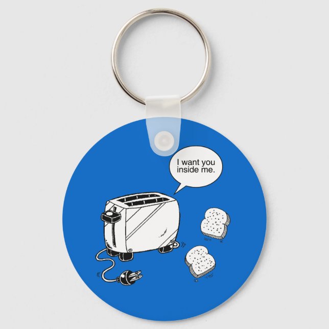 TOAST INSIDE ME KEY RING (Front)