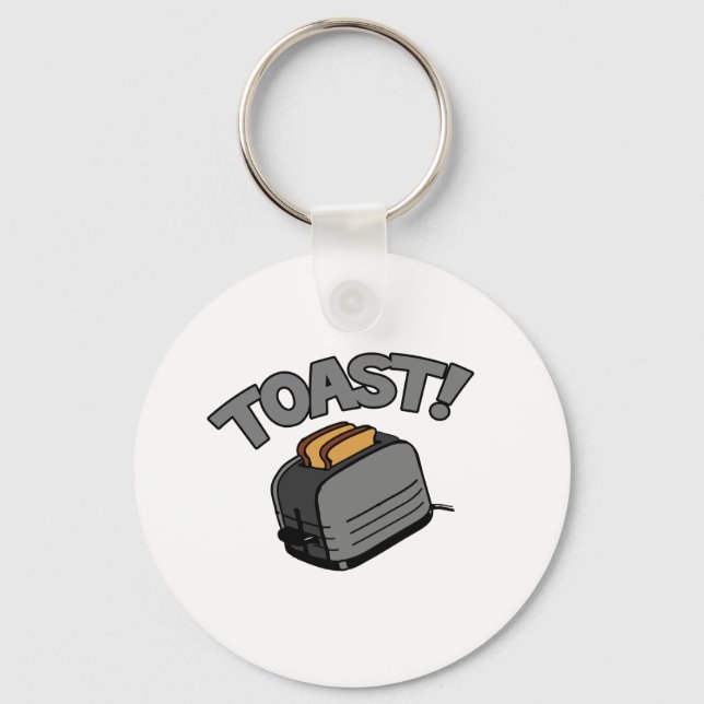 Toast! Key Ring (Front)