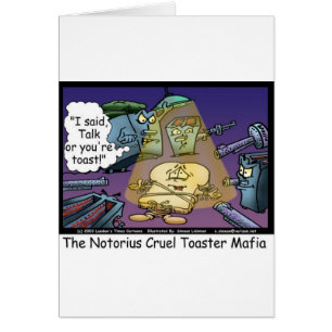 Toast Mafia Funny Offbeat Cartoon Gifts & Tees