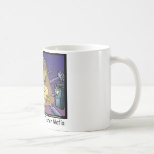 Toast Mafia Funny Offbeat Cartoon Gifts & Tees Coffee Mug