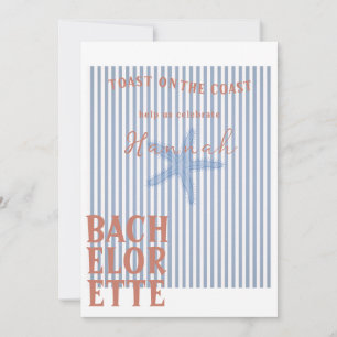 Toast on the Coast Bachelorette Invite and Details