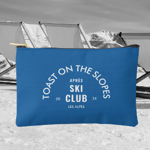 Toast On The Slopes Après Ski Club Sky Blue Accessory Pouch