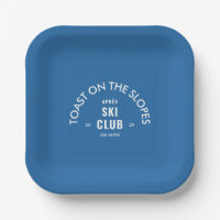 Toast On The Slopes Après Ski Club Sky Blue 