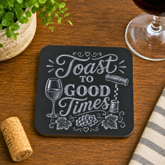 Toast to Good Times Coaster