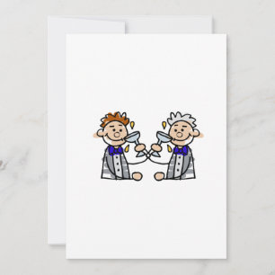 Toast to the Grooms Invitation