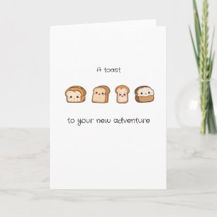 'Toast To Your New Adventure' Warm Wishes Card