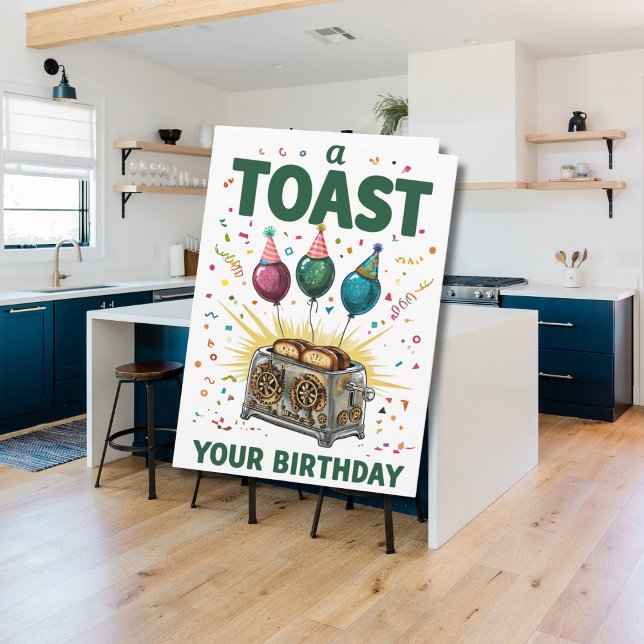 Toast Your Birthday - Fun Celebration Card (Creator Uploaded)
