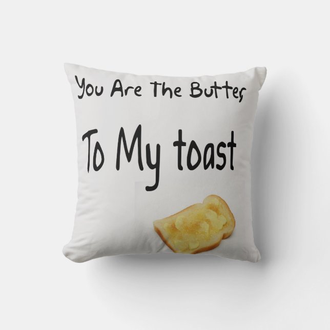 Toasted Bread Love Cushion (Front)