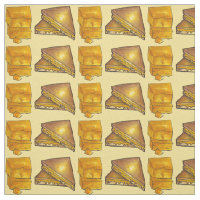 Toasted Cheddar Grilled Cheese Sandwich Fabric