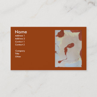 Toasted Marshmallow Drip Business Card