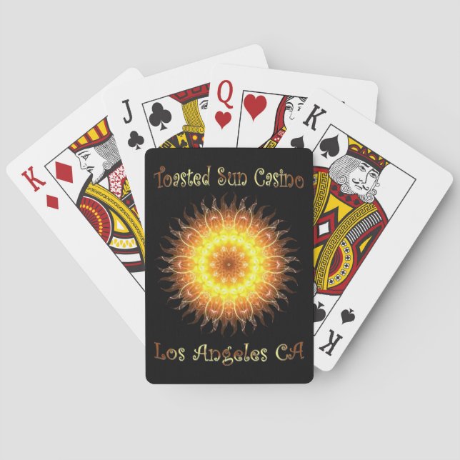 Toasted Sun Casino ~ Los Angeles CA ~ Playing Cards (Back)