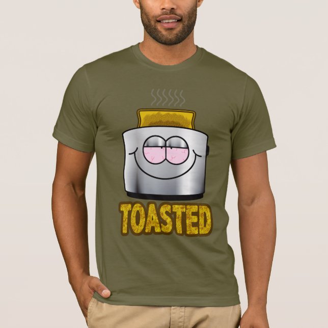 TOASTED Toaster Screwball Graphics T-Shirt (Front)