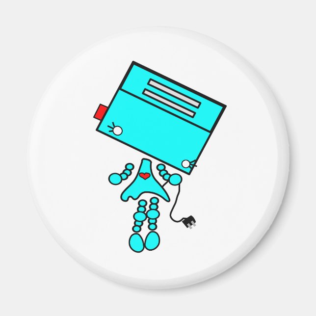 Toaster girl magnet (Front)