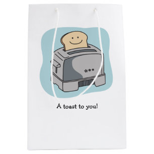 Toaster Love Gift Bag - Blue