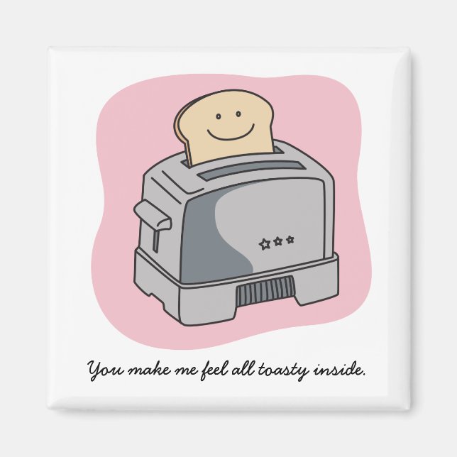Toaster Love Kitchen Magnet (Front)