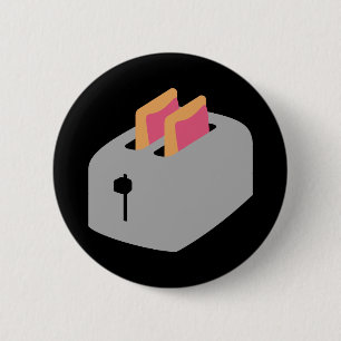 Toaster Pastries 6 Cm Round Badge