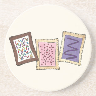 Toaster Pastries Breakfast Pastry Junk Food Foodie Coaster