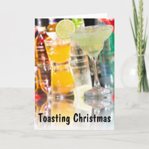 TOASTING CHRISTMAS="CHEER"FUL HOLIDAY TO YOU