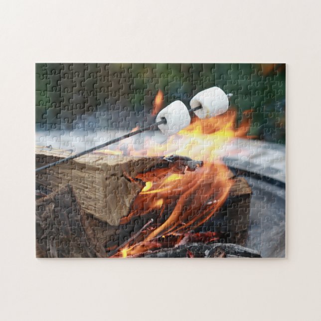 Toasting Marshmallows Jigsaw Puzzle (Horizontal)
