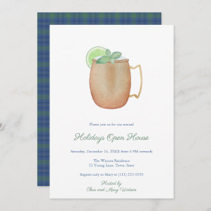 Toasty and Tipsy Christmas Drinks Cocktail Party I Invitation
