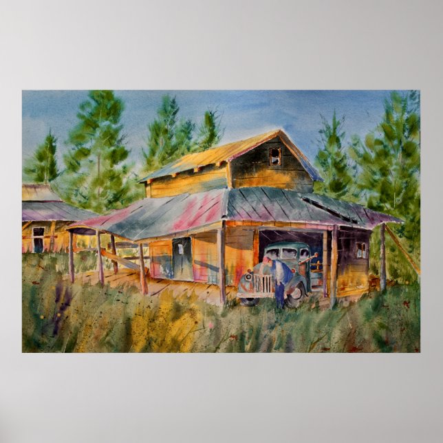 Tobacco Barn Print (Front)