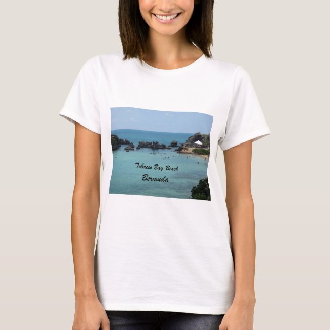 Tobacco Bay Beach, Bermuda T-Shirt (Front)