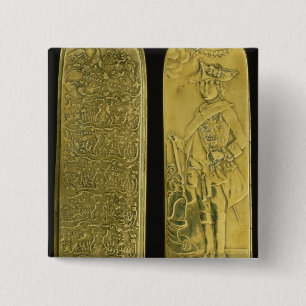 Tobacco box depticting Frederick II 15 Cm Square Badge