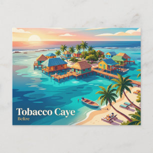Tobacco Caye Belise Postcard